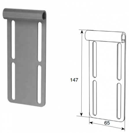 Верхняя опора для низкого подъема (пара)