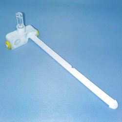 Бегунок с фиксатором интервала  для вертикальных жалюзи шириной 127 мм