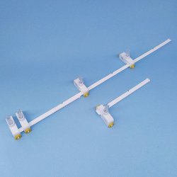 Бегунок с фиксатором интервала  для вертикальных жалюзи шириной 127 мм