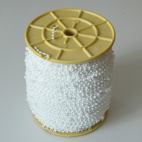 Цепь нижняя пластиковая для 89 мм ламелей вертикальных жалюзи, бухта 300 м