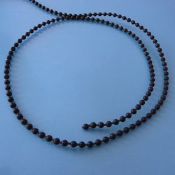 Цепь управления пластиковая сплошная d 3,2 мм коричневая