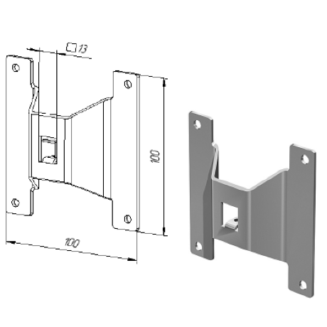 Пластина крепления ПИМ