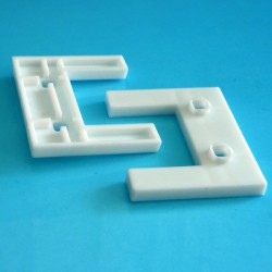 Комплект из 4 белых корректоров высоты штапика для кассетных горизонтальных жалюзи