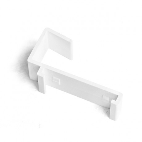 Кронштейн для окон ПВХ верхний, белый MINI